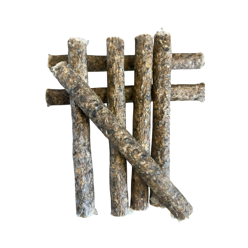 Hering Haut Rolle aus 100 % getrocknete Hering Haut – Bones & Bites