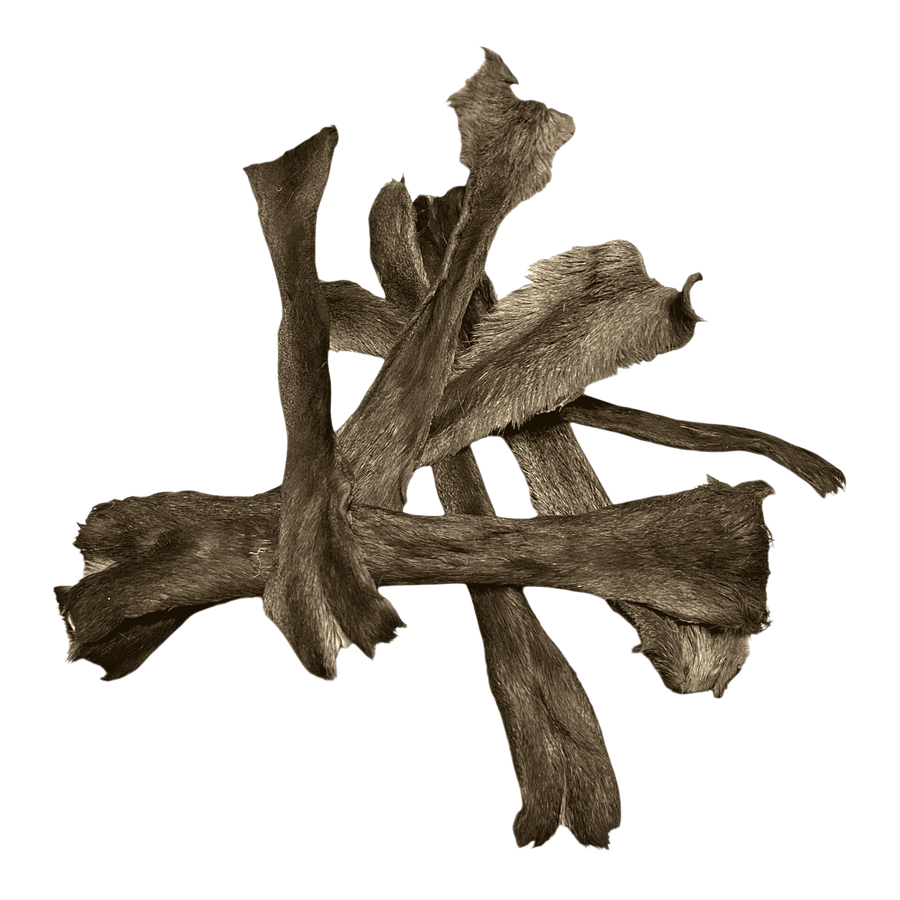 Rehhaut Stangen mit Fell – Bones & Bites